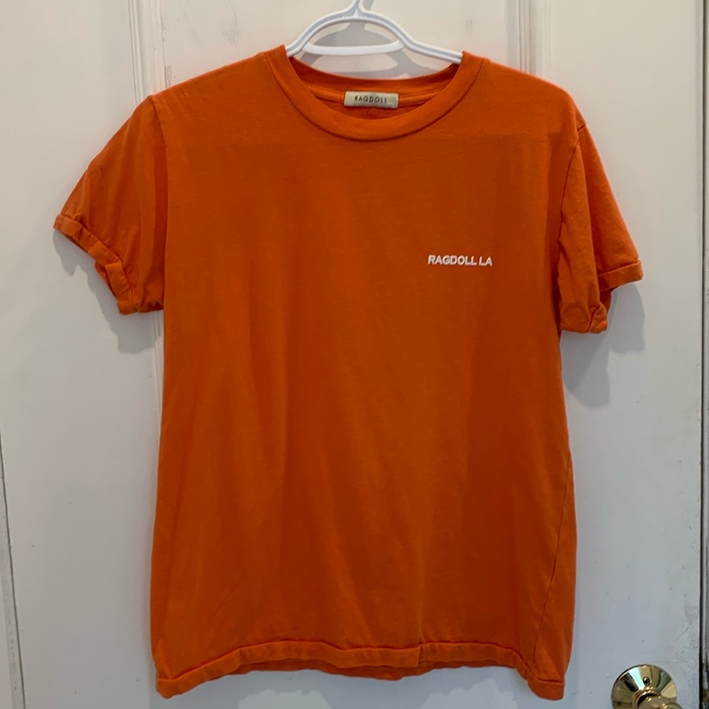 Ragdoll LA Orange Logo Shirt Size M